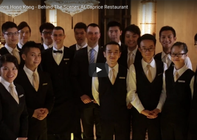 Internships, Caprice restaurant, Four Seasons Hotel Hong Kong