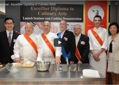 Robert Fontana & Thierry Marx (2*Michelin) launch ICDE